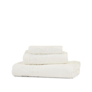 slide 1 Ornate Medallion Embroidered Bath Sheet