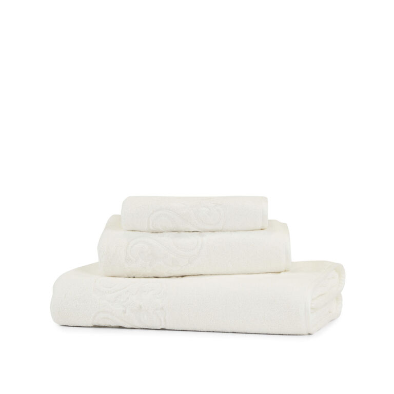 slide 1 Ornate Medallion Embroidered Bath Sheet