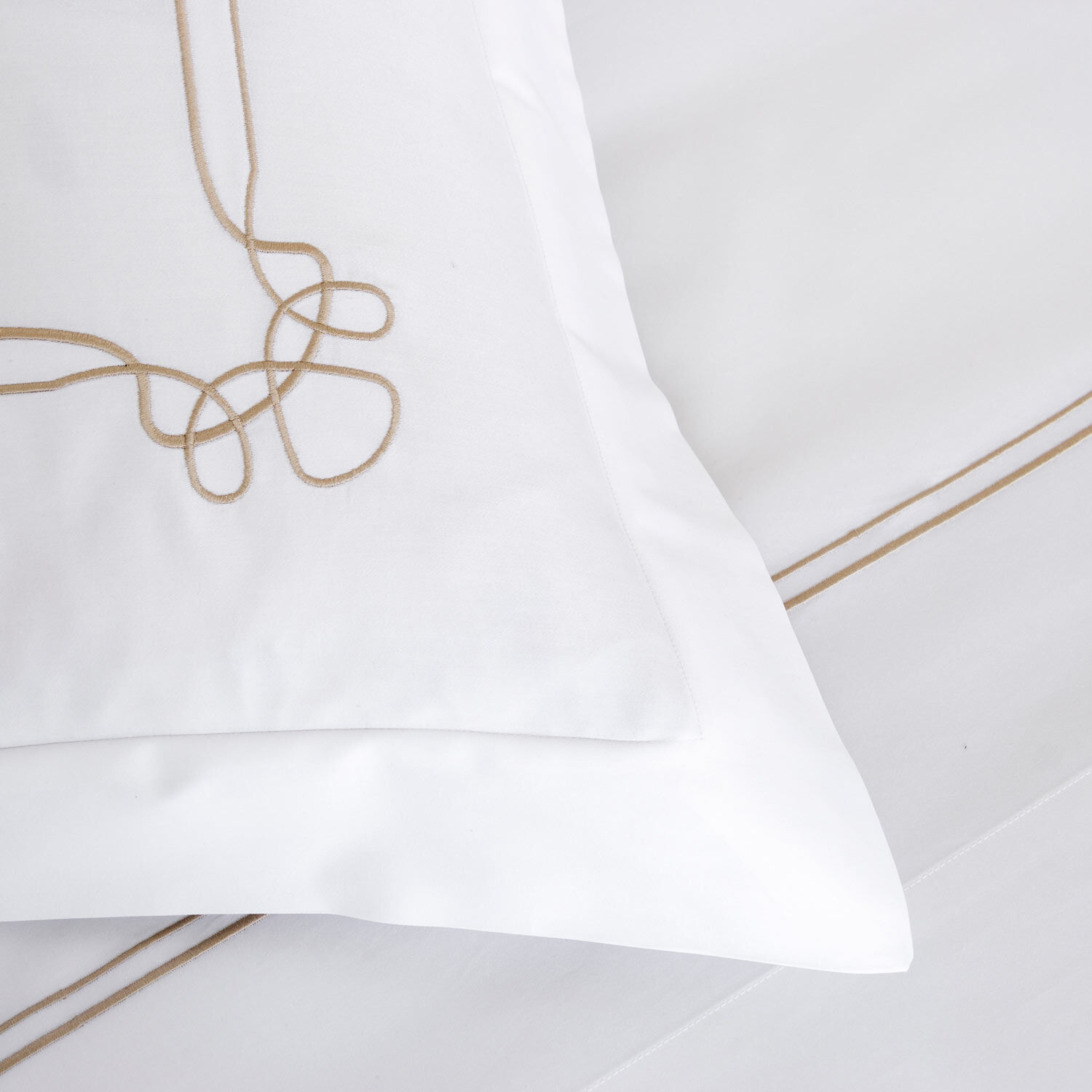 Sirmione Embroidered Euro Sham Frette