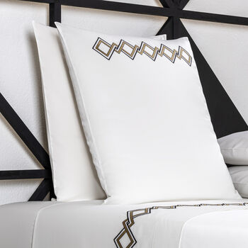 Twist Embroidery Euro Pillowcase