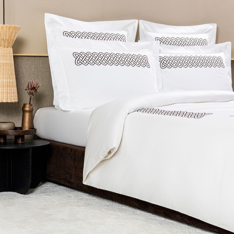 slide 2 Intreccio Embroidered Duvet Cover