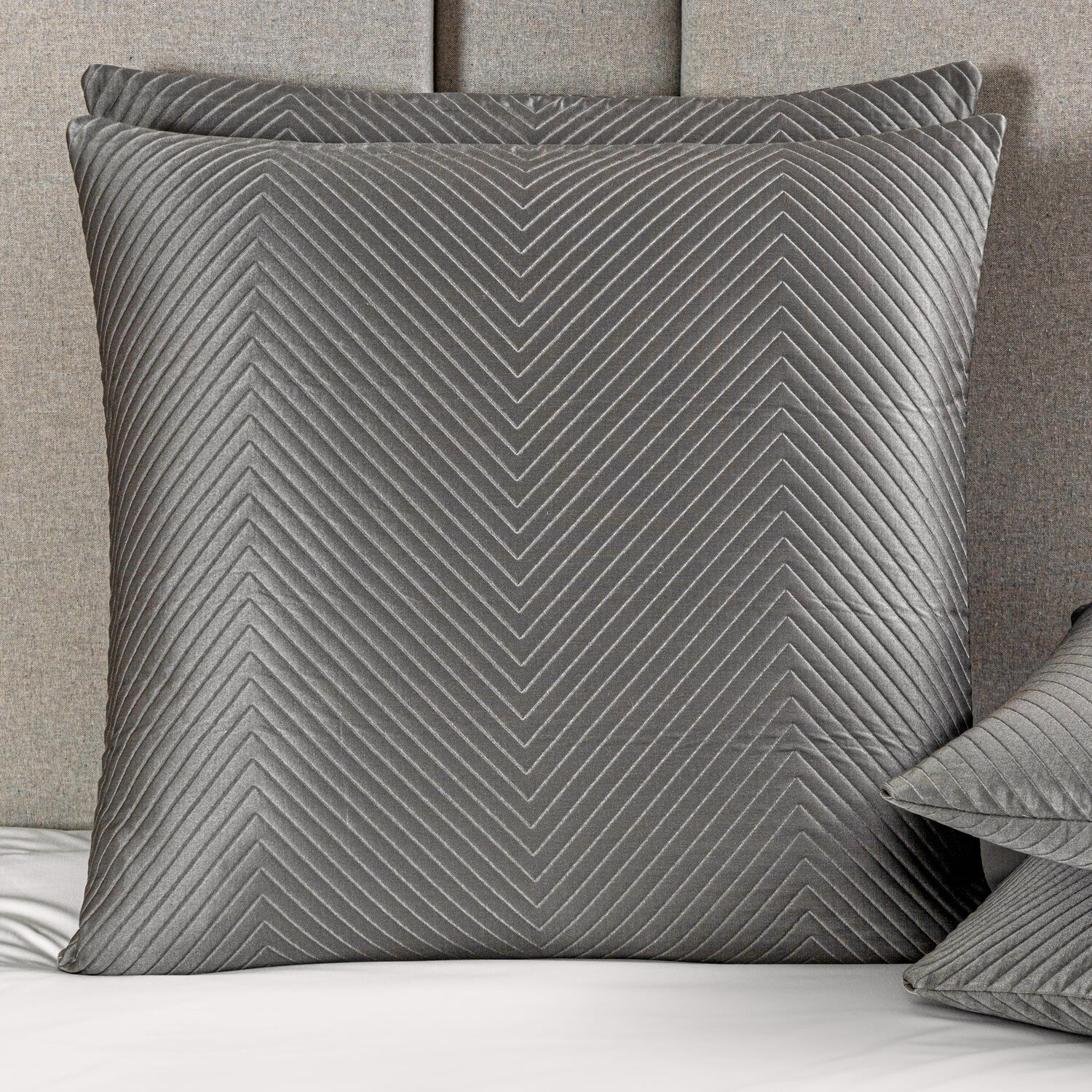 slide 2 Luxury Herringbone Decorative Pillow