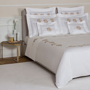 slide 5 Lotus Flower Embroidered Euro Sham