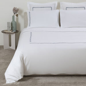 slide 1 Frame Embroidery Duvet Cover