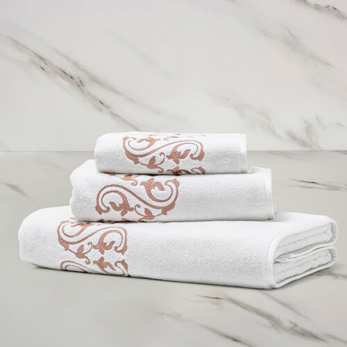 Ornate Medallion Embroidered Bath Sheet