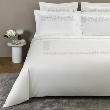 Ornate Medallion Embroidered Duvet Cover