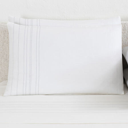 Graphite Pinstripe Sham