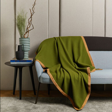 Cashmere & Suede Throw