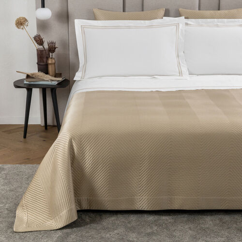 slide 1 Luxury Herringbone Bedspread