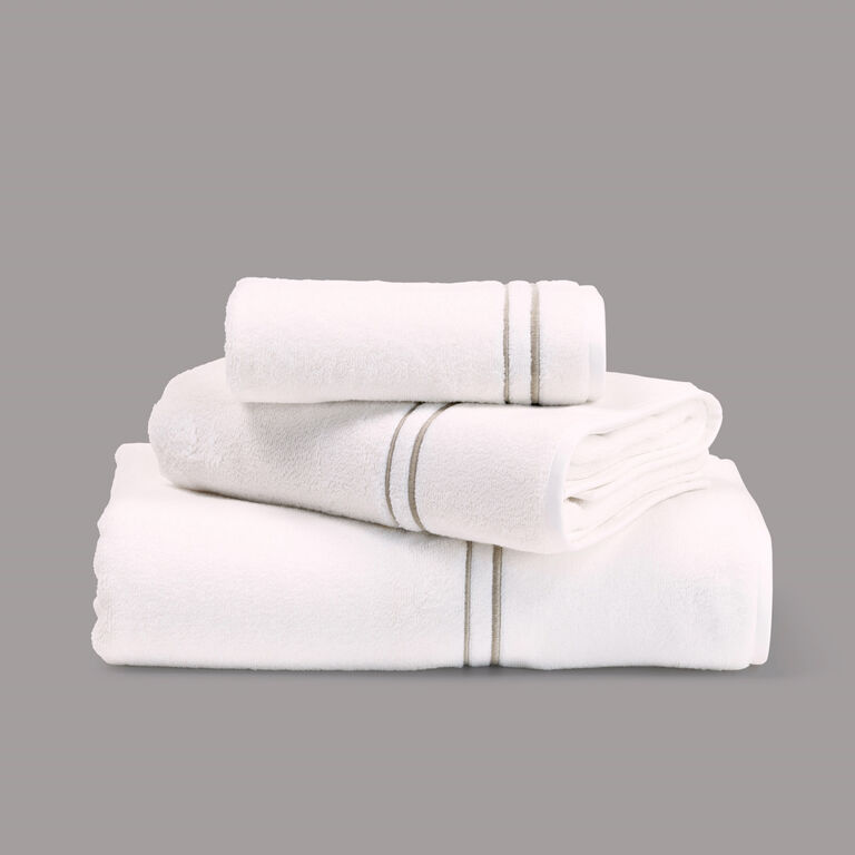 slide 3 Layering Embroidery Bath Towel