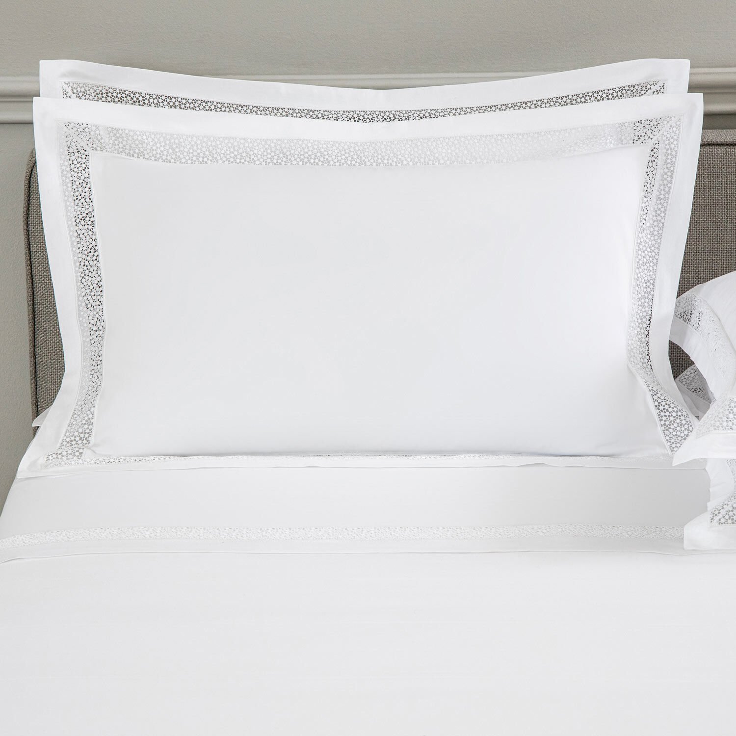 Details about   Frette pillowcase pillow case 100% cotton 26" x 26" square beige 