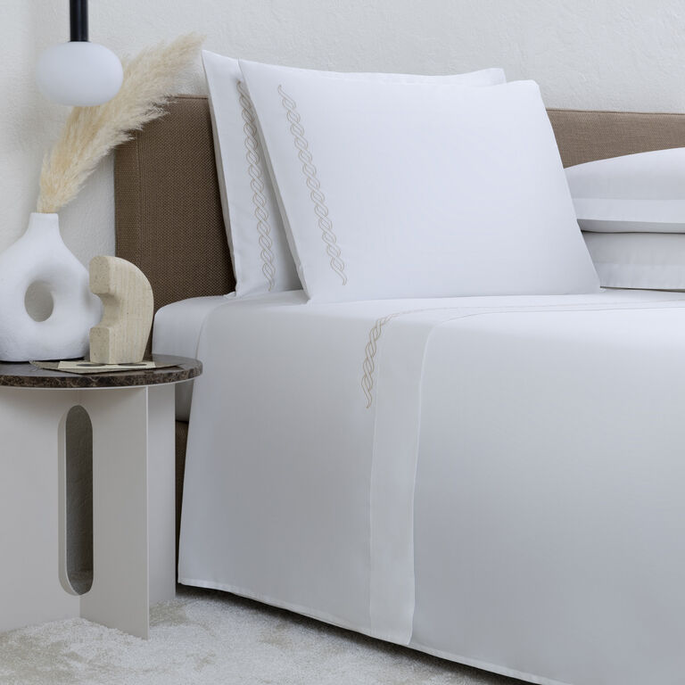 slide 1 Taormina Embroidered Sheet Set