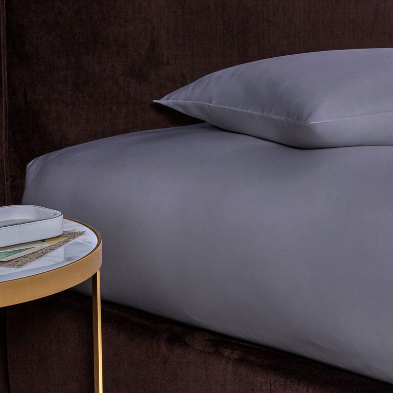 slide 2 Cotton Sateen Flat Bottom Sheet
