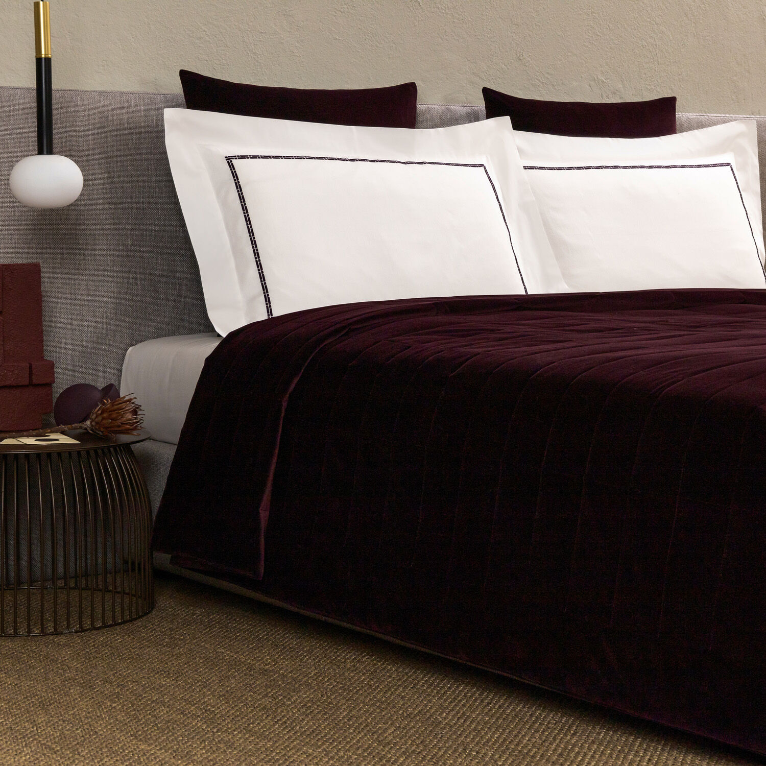 Luxury Cashmere Velvet Light Quilt Frette