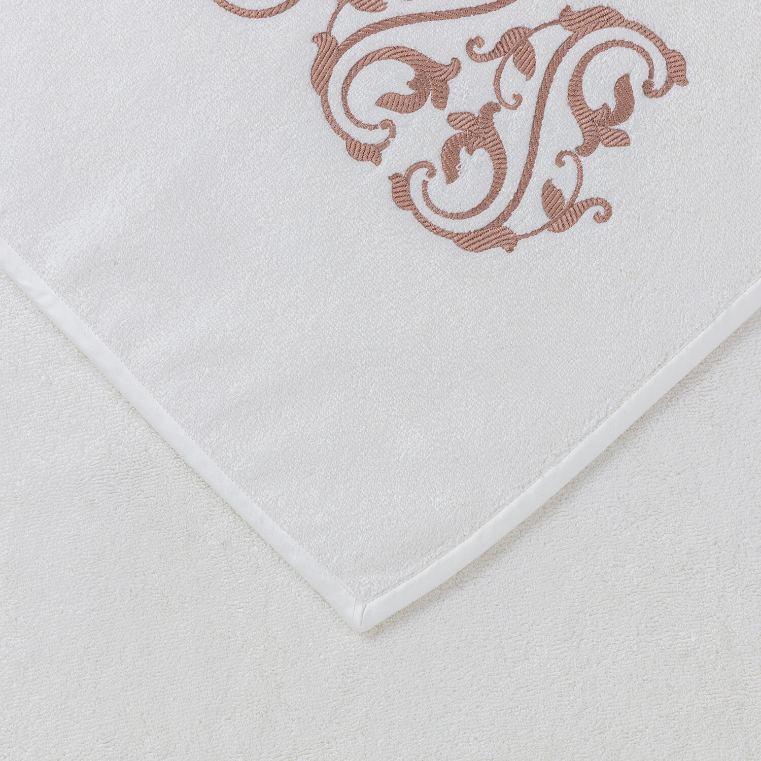 Ornate Medallion Embroidered Bath Sheet