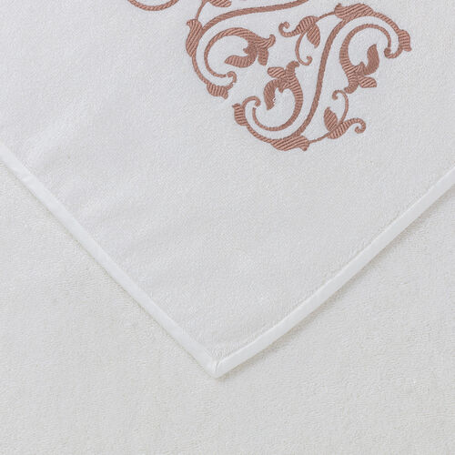 Ornate Medallion Embroidered Bath Sheet