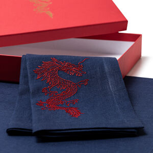 slide 4 Lunar New Year Limited Edition Dragon Table Linen Set