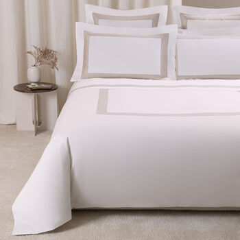 Sateen Breeze Border Duvet Cover