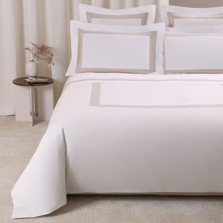 Sateen Breeze Border Duvet Cover