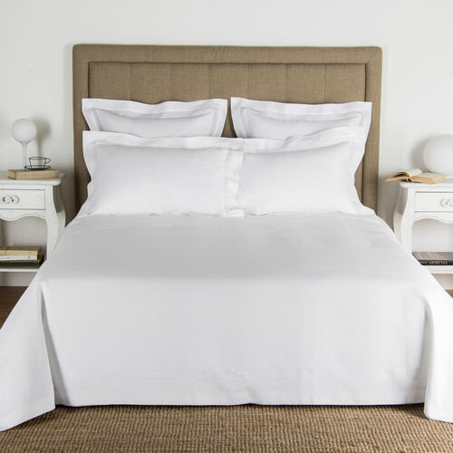Purity Doppio Ajour Linen Duvet Cover Frette