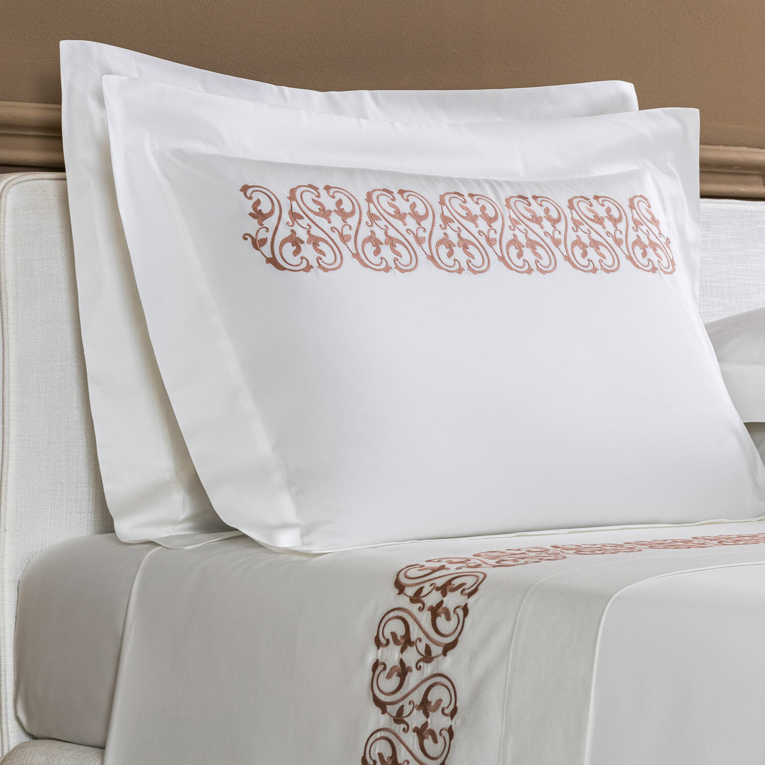 slide 2 Ornate Medallion Embroidered Sham