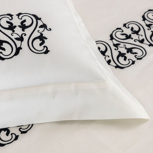 Ornate Medallion Embroidered Euro Sham