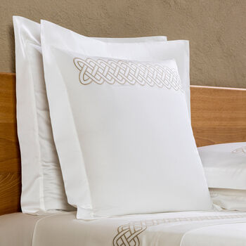 Intreccio Embroidered Euro Sham