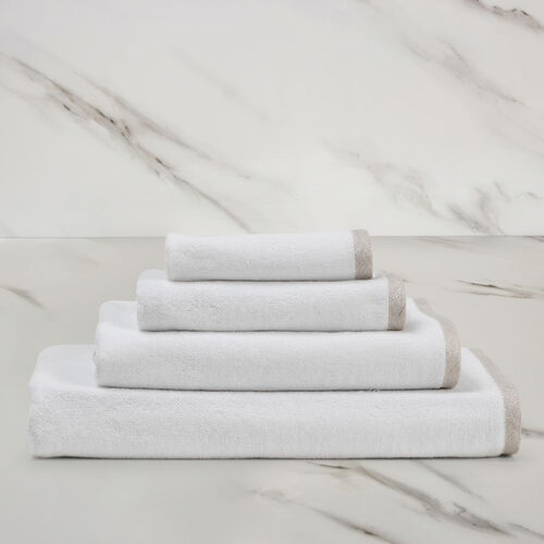 slide 2 Light Terry and Linen Crepe Bath Towel