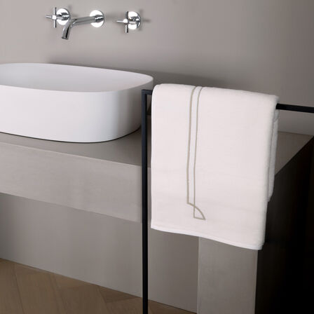 Layering Embroidery Bath Towel