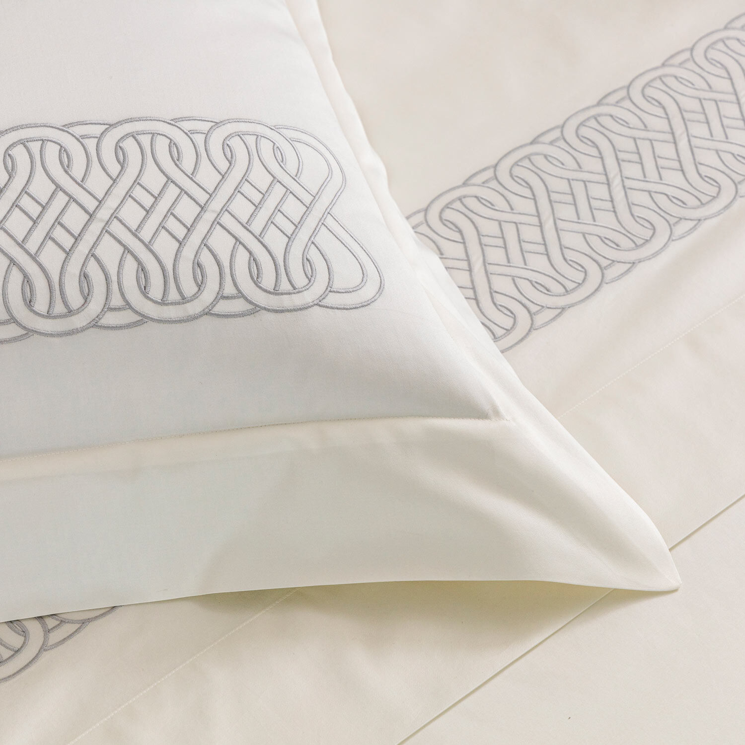 Auspicious Embroidered Euro Sham