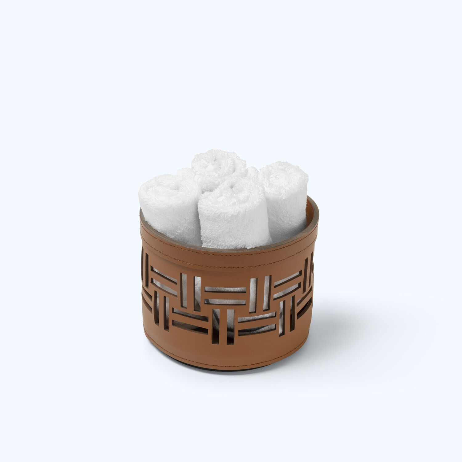 slide 3 Basket Weave Washcloth Vessel