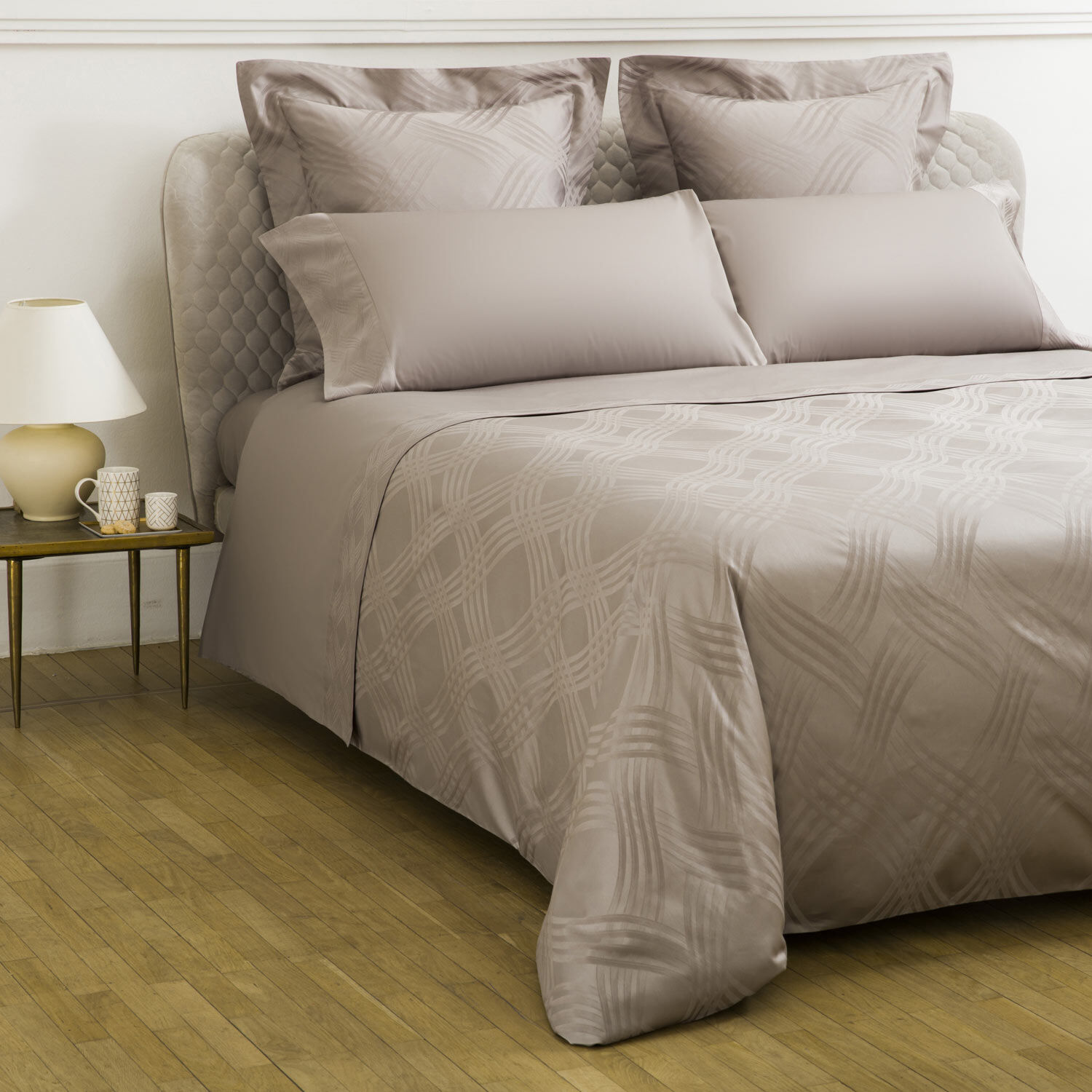 gant border sheet set turtledove gant sheet