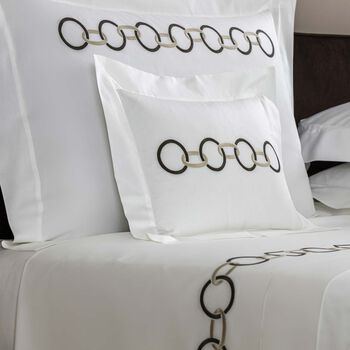 Links Embroidered Boudoir Sham