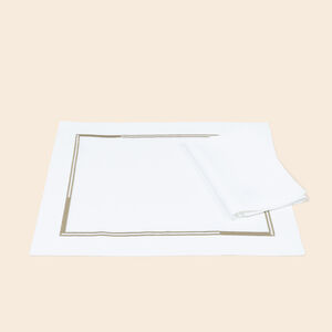 slide 3 Edgeline Placemats and Napkins Set