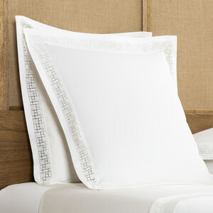 slide 2 Maze Lace Euro Sham