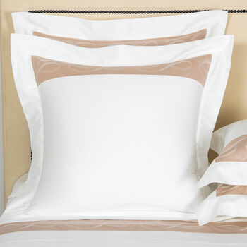 Ribbons Border Euro Sham