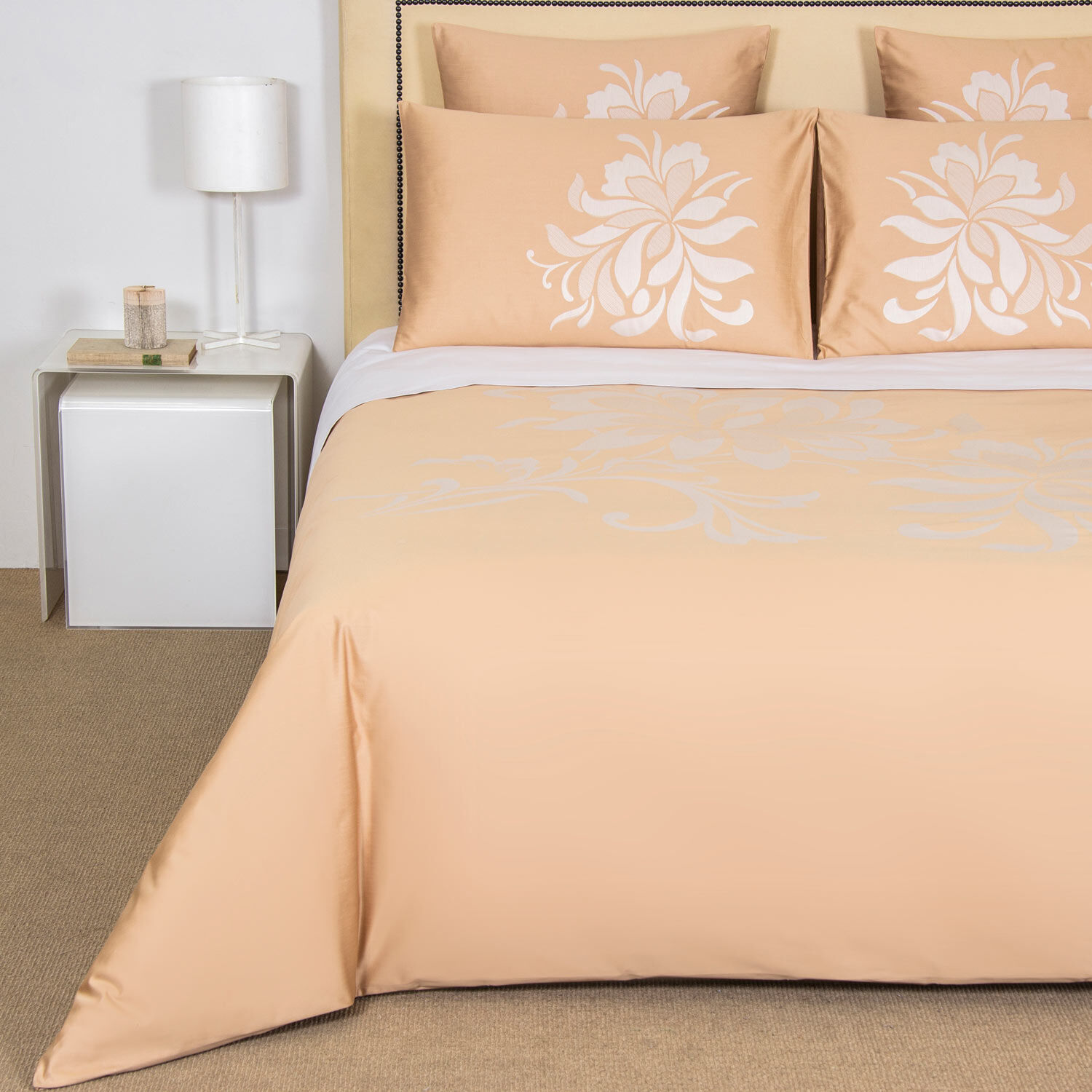 slide 1 Lotus Flower Duvet Cover