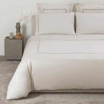 Frame Embroidery Duvet Cover
