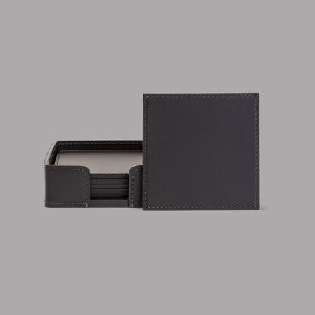 Basket Weave Gift Coaster Set