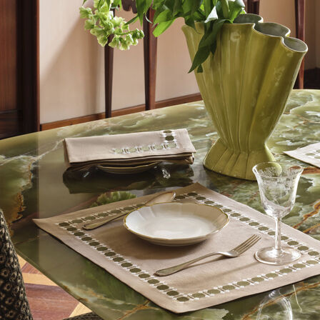 Deco Placemat and Napkins Set