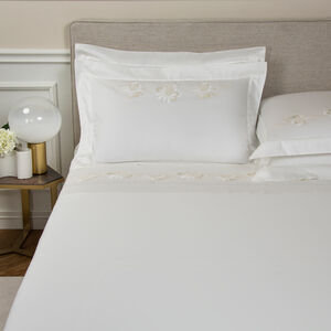 slide 2 Lotus Flower Embroidered Sheet Set