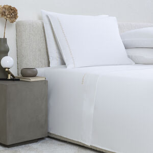 slide 1 Houndstooth Embroidery Sheet Set