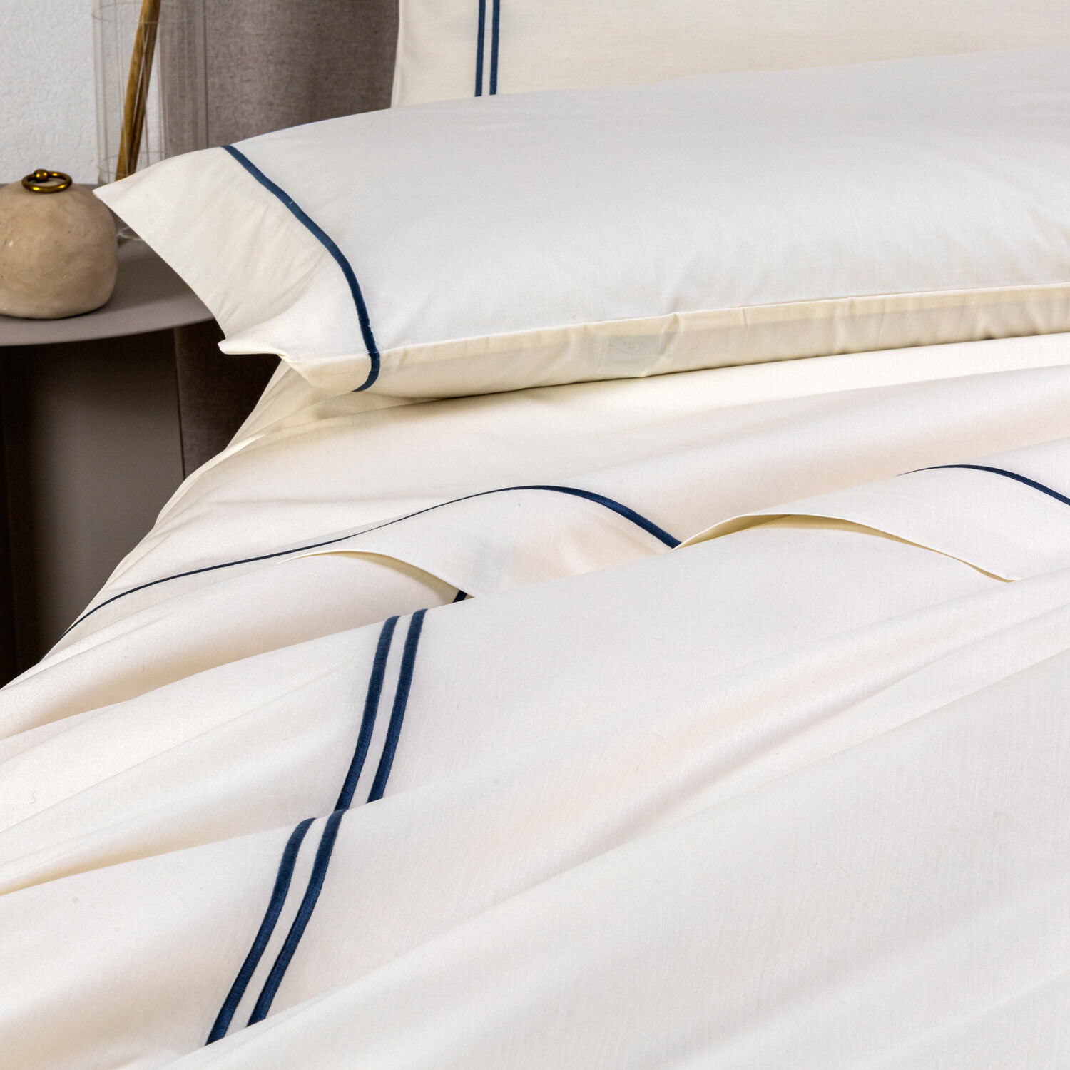 Contemporary Percale Sheet Set Frette