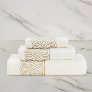 slide 2 Auspicious Embroidered Hand Towel