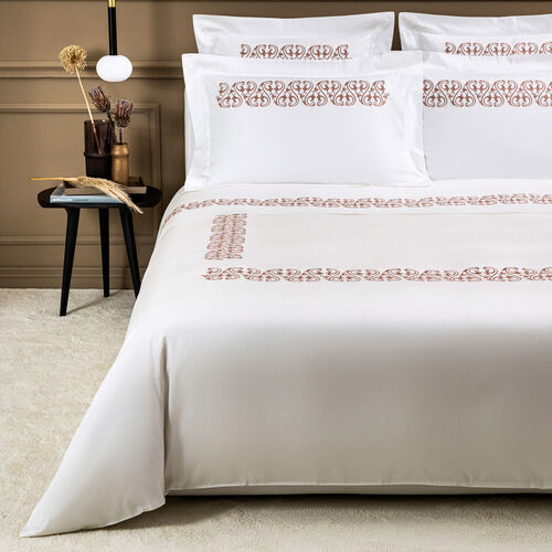 Ornate Medallion Embroidered Duvet Cover