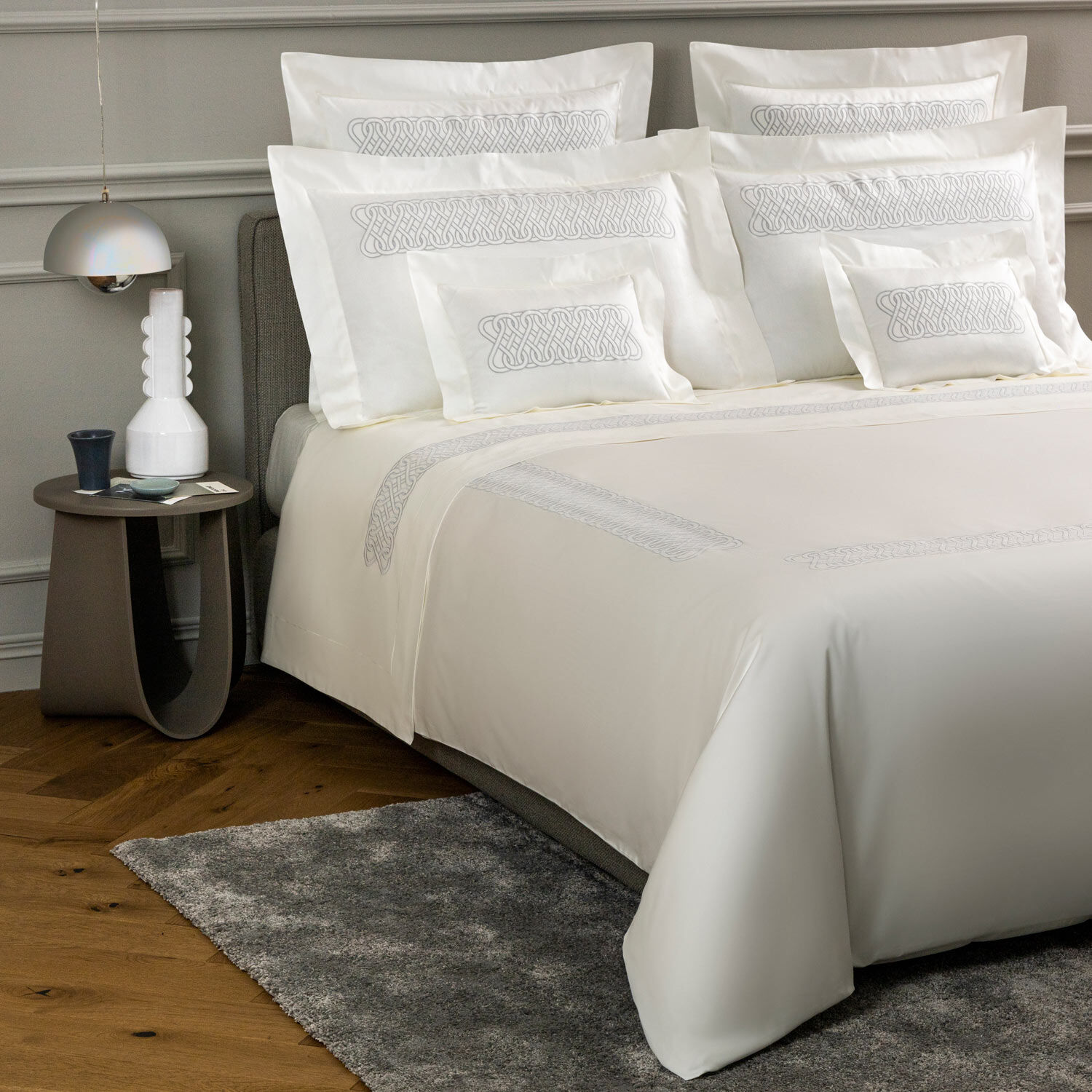 Auspicious Embroidered Euro Sham
