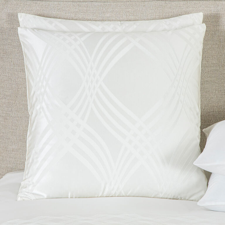 slide 1 Gant Luxury Decorative Pillow Ivory/Ivory Cover