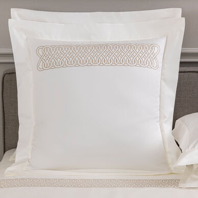 Auspicious Embroidered Euro Sham