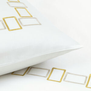 slide 3 Bold Bicolor Embroidery Euro Pillowcase
