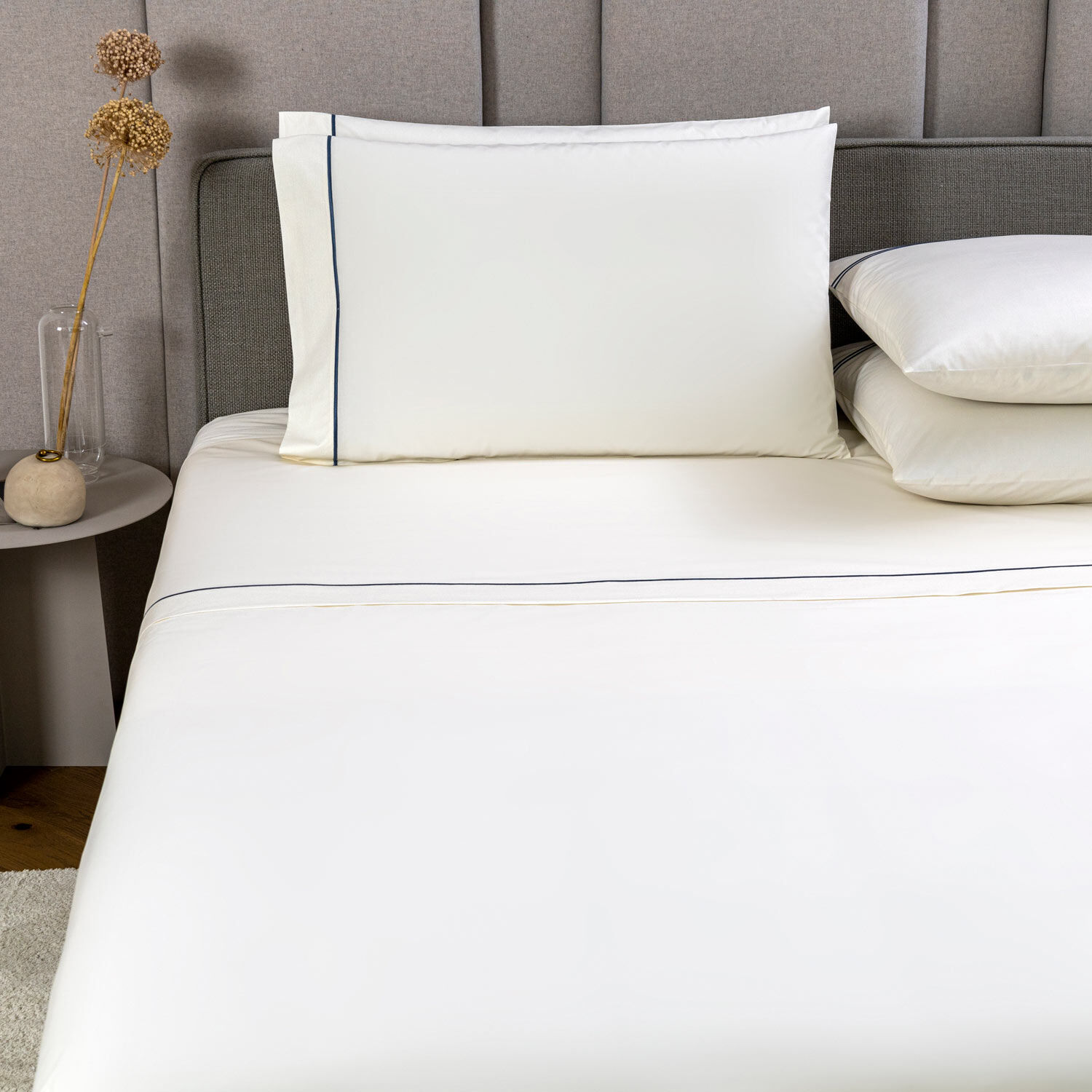Contemporary Percale Sheet Set Frette